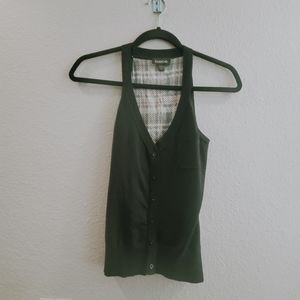 BEBE Plaid Vest